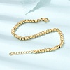 4MM Round 304 Stainless Steel Beaded Bracelets for Man and Women SA-CBAB767-15G-2
