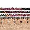 Natural Multicolor Tourmaline Beads Strands G-S388-A01-3mm-6