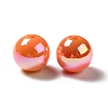UV Plating Rainbow Iridescent Acrylic Beads X-PACR-D070-01L-2
