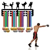 Sports Theme Iron Medal Hanger Holder Display Wall Rack ODIS-WH0055-171-7