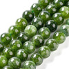 Dyed Natural Malaysia Jade Beads Strands G-G021-02C-13-1