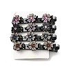 Fashion Double Layer Resin Rhinestone Alligator Hair Clips Sets LS-PHAR-P005-25-2