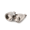 304 Stainless Steel Magnetic Clasps STAS-F350-03A-P-2