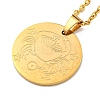 Constellation Pendant Necklaces NJEW-S422-04G-04-2