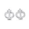 Tarnish Resistant 304 Stainless Steel Charms STAS-K215-09P-2