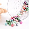 Round Natural Wood Beads WOOD-Q017-8mm-M-LF-3
