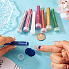 8 Bottles 8 Colors Plastic Glitter Powder Fillers AJEW-TA0001-36-5