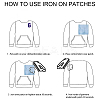 4Pcs Polyester Embroidered Sew on/Iron on Collar Decoration DIY-GF0006-08A-4