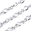 Tarnish Resistant 304 Stainless Steel Figaro Chains CHS-I001-09P-01-2