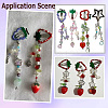 42Pcs 7 Styles Iron & Enamel Snap Hair Clips PHAR-SC0001-003-5