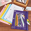 10Pcs 5 Colors Oxford Cloth with Alloy Pen Cases for 3-Ring Binder AJEW-CP0007-99A-4