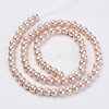 Eco-Friendly Dyed Glass Pearl Beads Strands LS-HY-A008-6mm-RB092-2