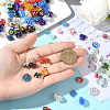 110Pcs 10 Styles Handmade Millefiori Glass Beads LK-SC0001-01-4