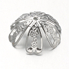 Tarnish Resistant 6-Petal 304 Stainless Steel Flower Bead Caps LS-STAS-F094-09P-2