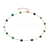 Nuggets Natural Gemstone Beaded Necklaces NJEW-JN03188-2