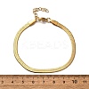 Ion Plating(IP) Unisex 304 Stainless Steel Herringbone Chain Bracelets BJEW-O177-01A-G-4