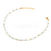 Bohemian Style Natural Howlite Tube Beaded Necklaces TD3612-6-1