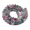 Dyed Natural White Jade Beads Strands G-T138-6mm-210-3-2