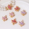 5Pcs 5 Styles Golden Plated Brass Box Clasps KK-CJ0002-22-7
