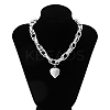 Heart Pendant Necklace LS-NJEW-K261-03P-1