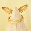 304 Stainless Steel Open Cuff for Women LS-RJEW-B109-02G-04-3