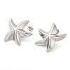 Non-Tarnish 304 Stainless Steel Stud Earrings for Women X-EJEW-G364-13P-1