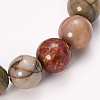 Natural Polychrome Jasper/Picasso Stone/Picasso Jasper Beaded Stretch Bracelets BJEW-Q692-11-8mm-2