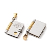 304 Stainless Steel Pendants SA-CBA694E-01GP-01-3