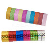 22Roll 2 Styles Laser Shining Bopp PET Plastic Scrapbook Decorative Adhesive Tapes AJEW-TA0002-10-4