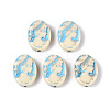 Painted Opaque Acrylic Beads OACR-T029-02N-1