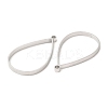 Non-Tarnish 304 Stainless Steel Open Back Bezel Teardrop Pendants LS-STAS-Z040-11A-P-2