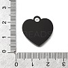 Ion Plating(IP) 304 Stainless Steel Pendants STAS-K270-27B-B-3
