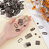 40Sets Iron Baseball Hat Cap Buckle Strap Clasp Clip Kit FIND-BC0014-10B-3