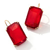 Rectangle Alloy Cubic Zirconia Dangle Earrings FS-WGB3F13-01-1