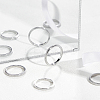 14Pcs 7 Size 2mm Matte Plain Dome Finger Ring for Girl Women RJEW-UN0001-11-3