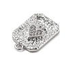 Brass Micro Pave Cubic Zirconia Pendants LS-KK-D283-30P-03-2
