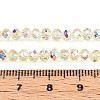 Transparent Glass Beads Strands X-EGLA-N016-6mm-05-4