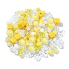 250Pcs 15 Style Yellow Acrylic Beads Set OACR-CJ0001-70-8