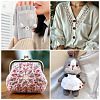 40Pcs 2 Styles 1-Hole ABS Plastic Buttons BUTT-TA0001-32-8