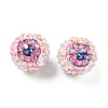 Round Resin Rhinestone Beads OACR-Z035-01A-1