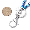Handmade Polymer Clay ID Card Neck Strap Card Holder HJEW-JM02509-4