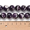 Natural Chevron Amethyst Beads Strands G-I222-14mm-01-5