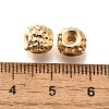 Brass Micro Pave Cubic Zirconia Beads KK-M318-39G-02-2