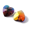 Electroplate Glass Charms GGLA-Z002-02Q-2