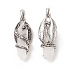 Natural Quartz Crystal Pointed Pendants G-C051-01C-3