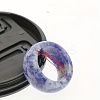 Natural Blue Spot Jasper Plain Band Rings DB0589-13-1
