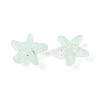 Frosted Glass Beads FGLA-T005-01E-2
