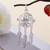 Brass Hollow Bead Cage Pendants PW-WG52822-10-1