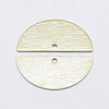 Brass Semi Circle Pendant KK-G331-58G-NF-2