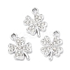 Rack Plating Alloy Crystal Rhinestone Pendants RB-L036-VF865-1-3